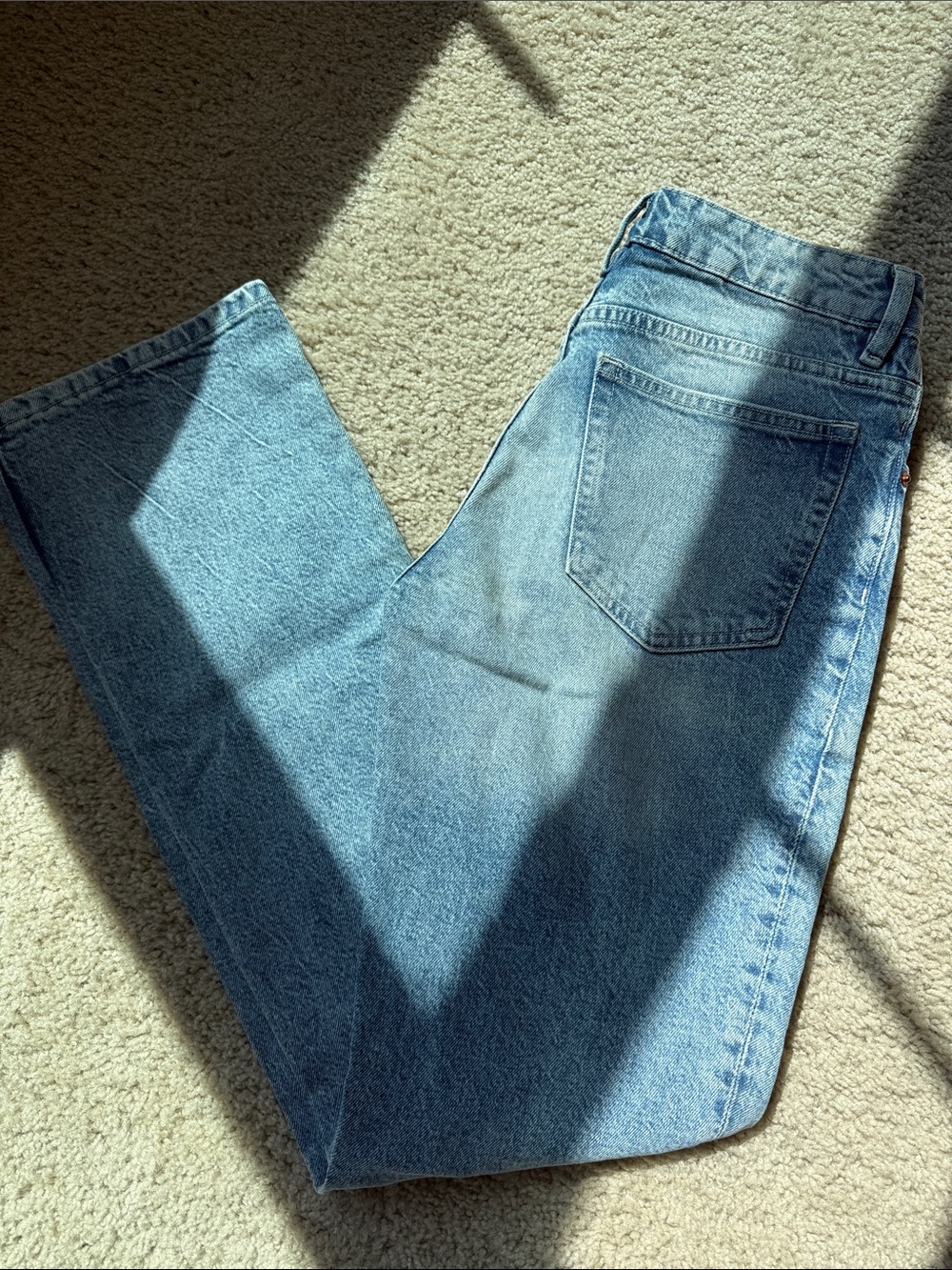 H&M Divided Classic Light Wash Straight Leg Jeans